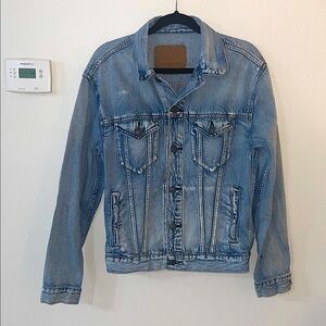 American Eagle Light Blue Denim Jacket Small